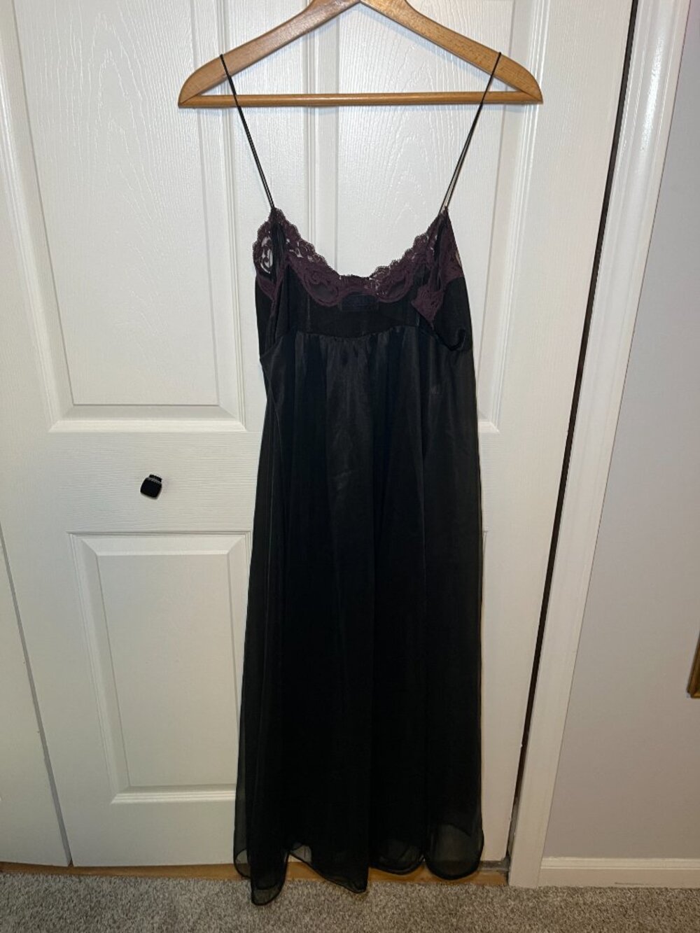 Vintage Lily of France Lace Slip Dress Nightgown Medium - Picture 3 of 3